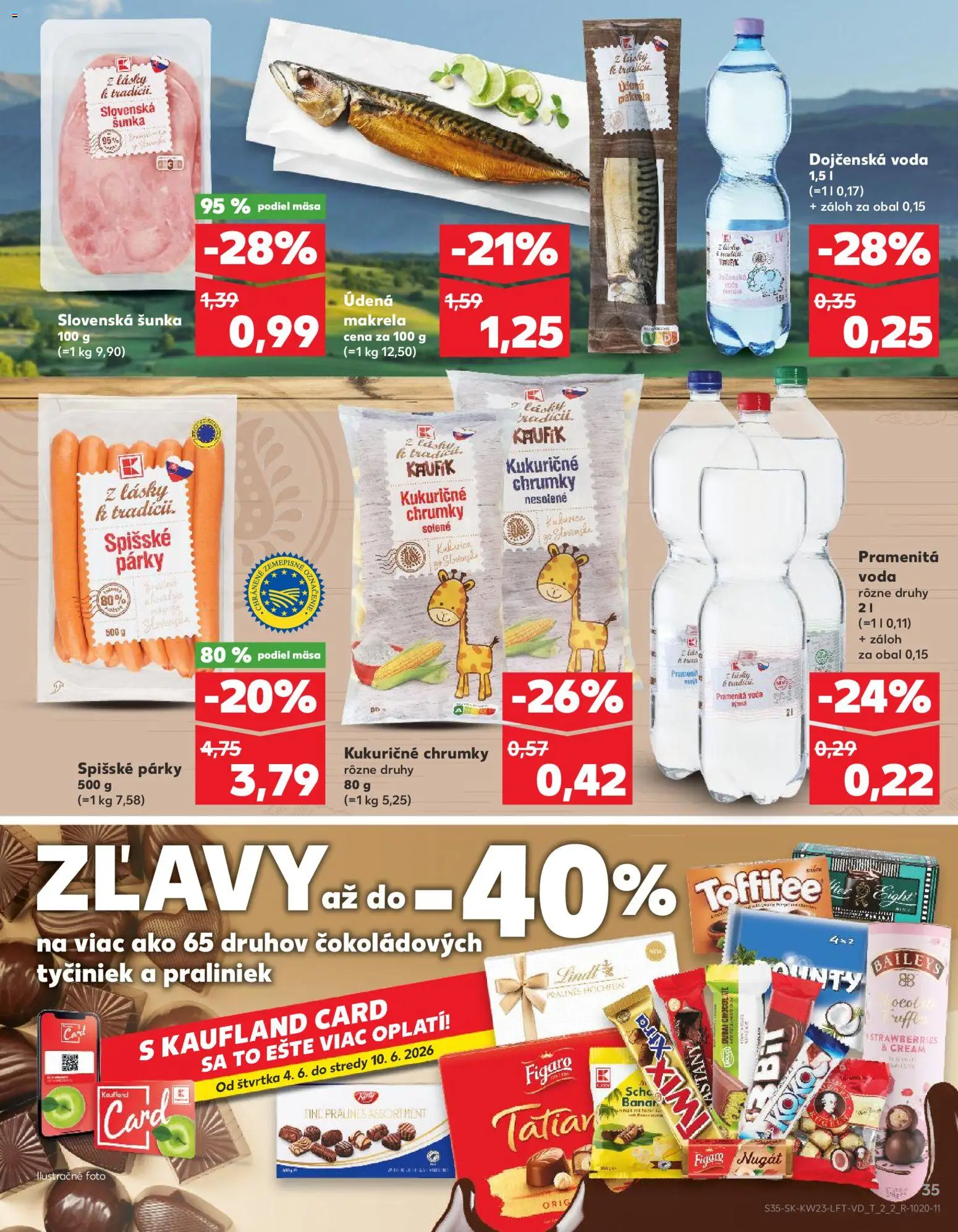 Kaufland SK akciós ujság - amely érvényes a következő dátumtól: 04.06.2026 | Oldal: 35