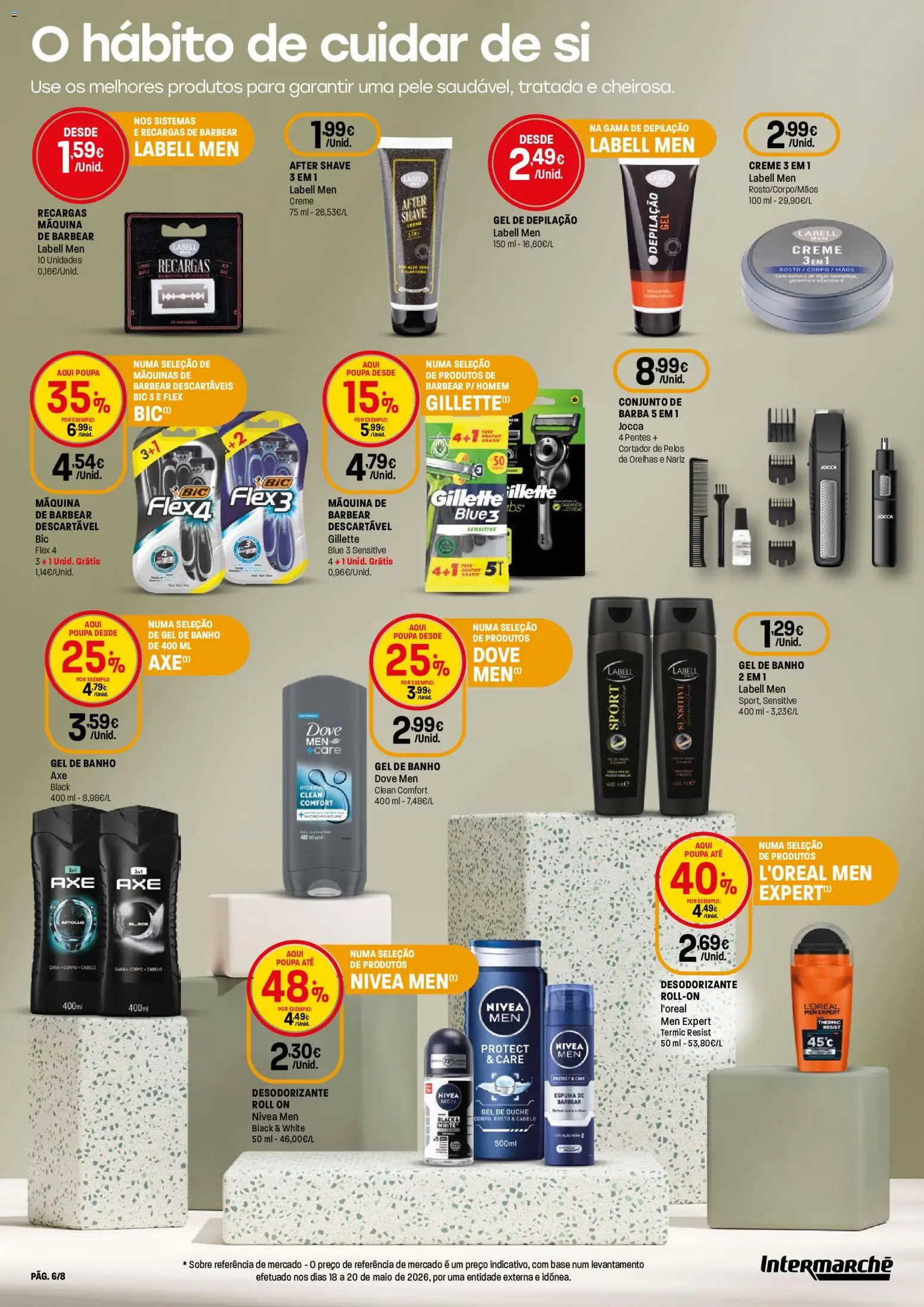 Intermarché Folheto Contact │ válido de 02/07/2026 | Página: 6 | Produtos: Gel de banho, Desodorizante, Base, Banho