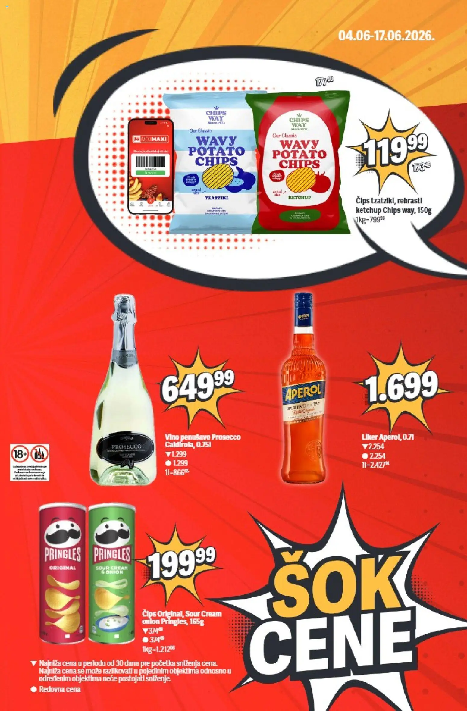 Maxi katalog - važi od 04.06.2026 | Strana: 9 | Proizvode: Liker, Čips, Pringles, Vino