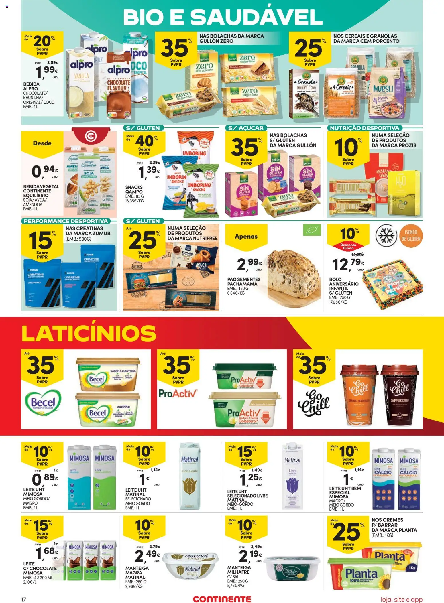 Continente folheto Bom Dia │ válido de 13/10/2026 | Página: 17 | Produtos: Laticínios, Sal, Leite, Bebida