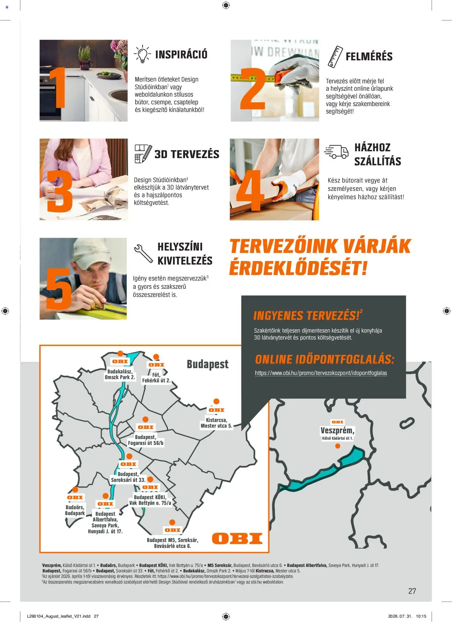 OBI akciós ujság - amely érvényes a következő dátumtól: 2026.08.04. | Oldal: 27 | Termékek: Csaptelep