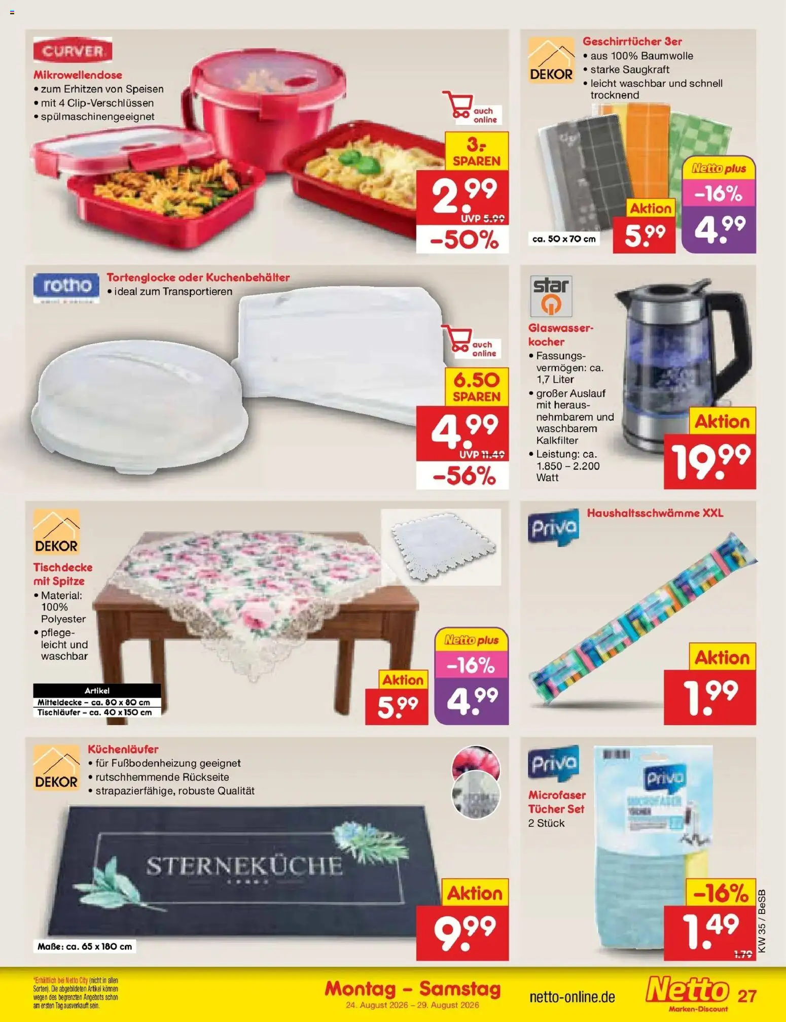 Netto Marken-Discount Prospekt Berlin-Prenzlauer Berg – gültig ab 24.08.2026 | Seite: 39 | Produkte: Kocher