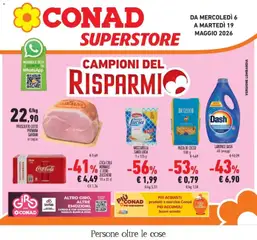 Anteprima del volantino Conad - Campioni del risparmio valido a partire dal 05.05.2026