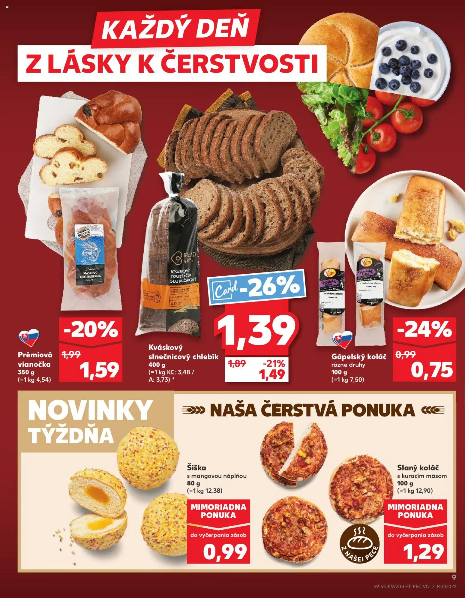 Nové Kaufland akcie – leták je platný od 14.05.2026 | Strana: 9