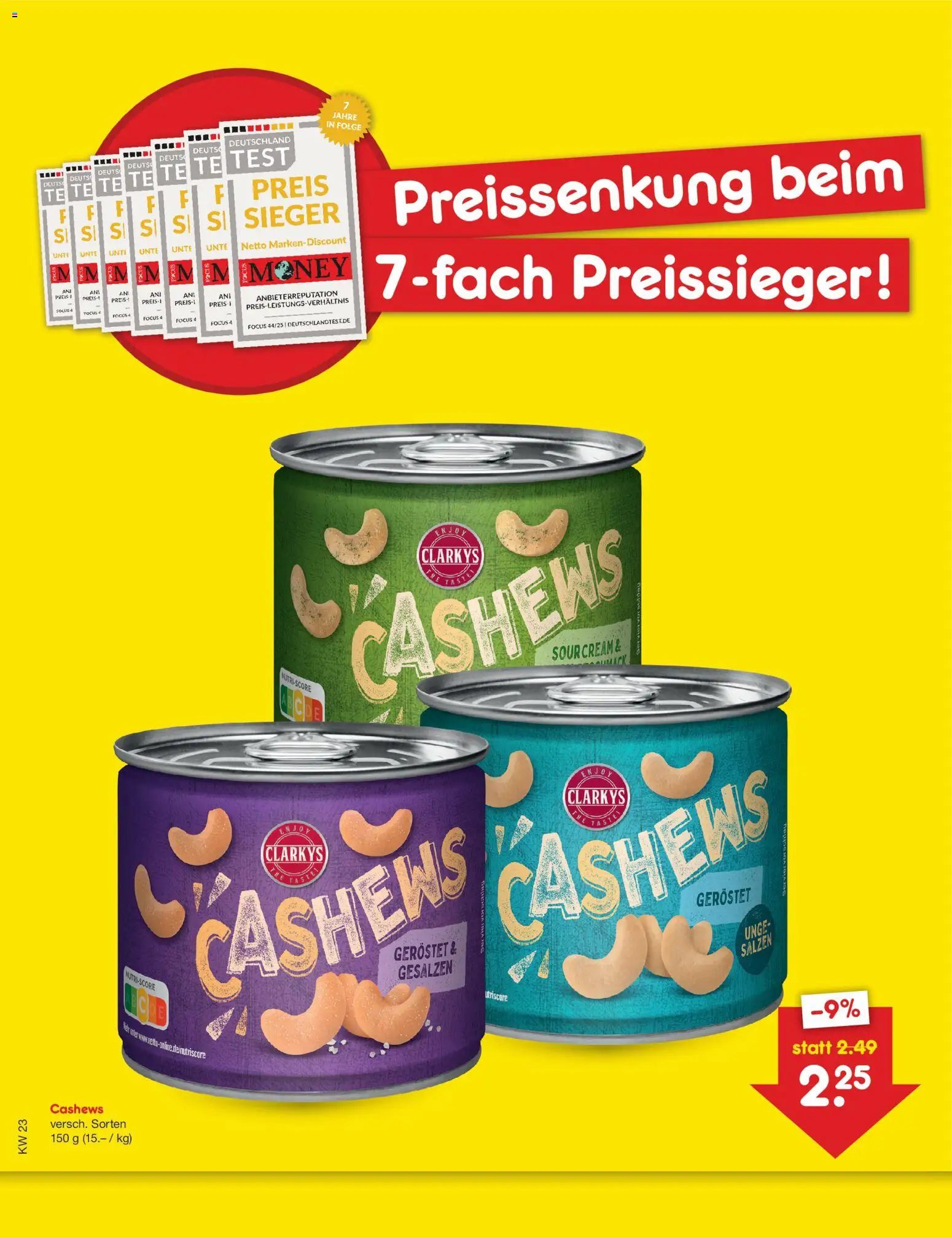 Netto Marken-Discount Preissenkung auf Dauer – gültig ab 29.05.2026 | Seite: 1