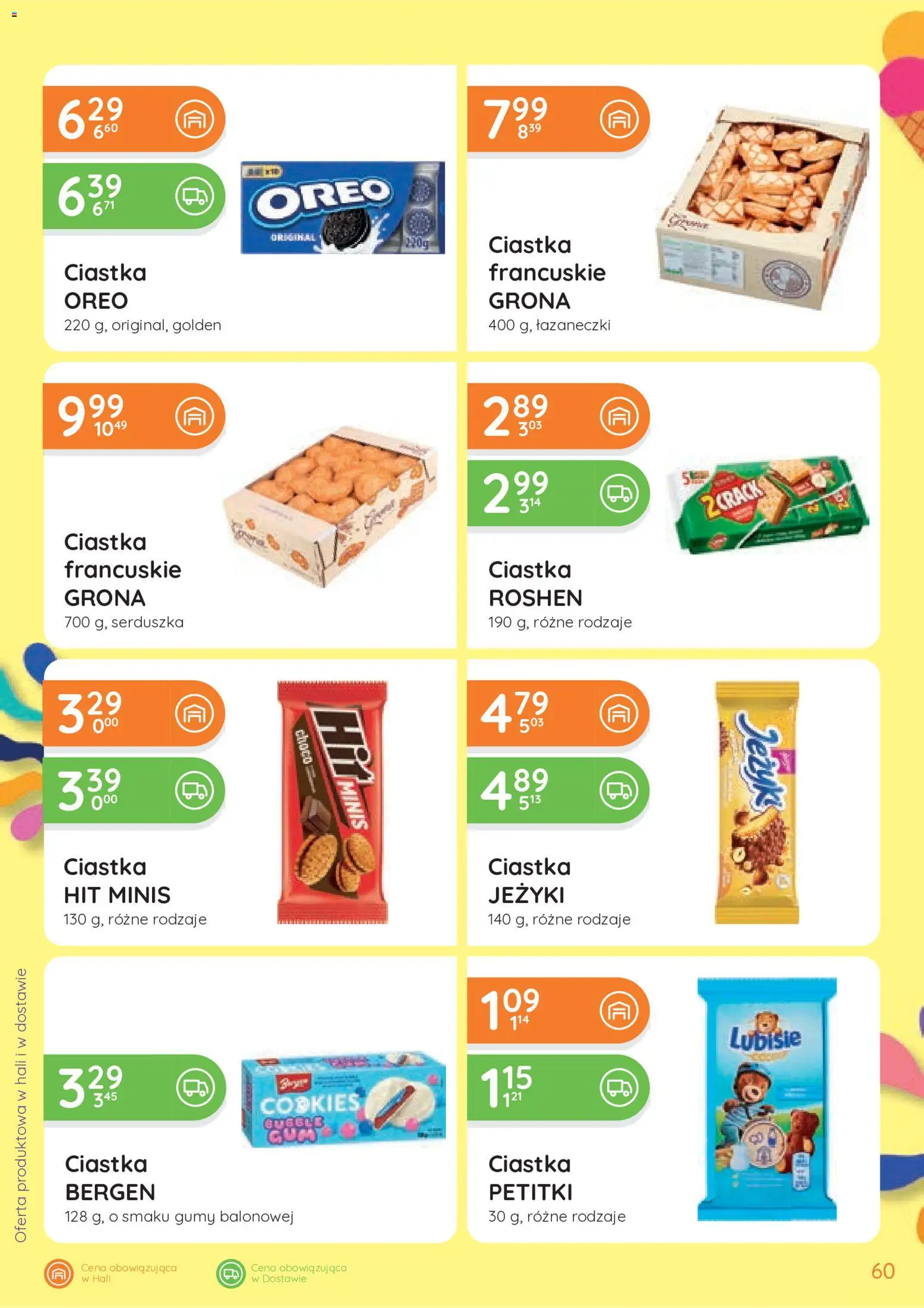Eurocash gazetka od 25.06.2026 | Strona: 60 | Produkty: Gumy, Ciastka