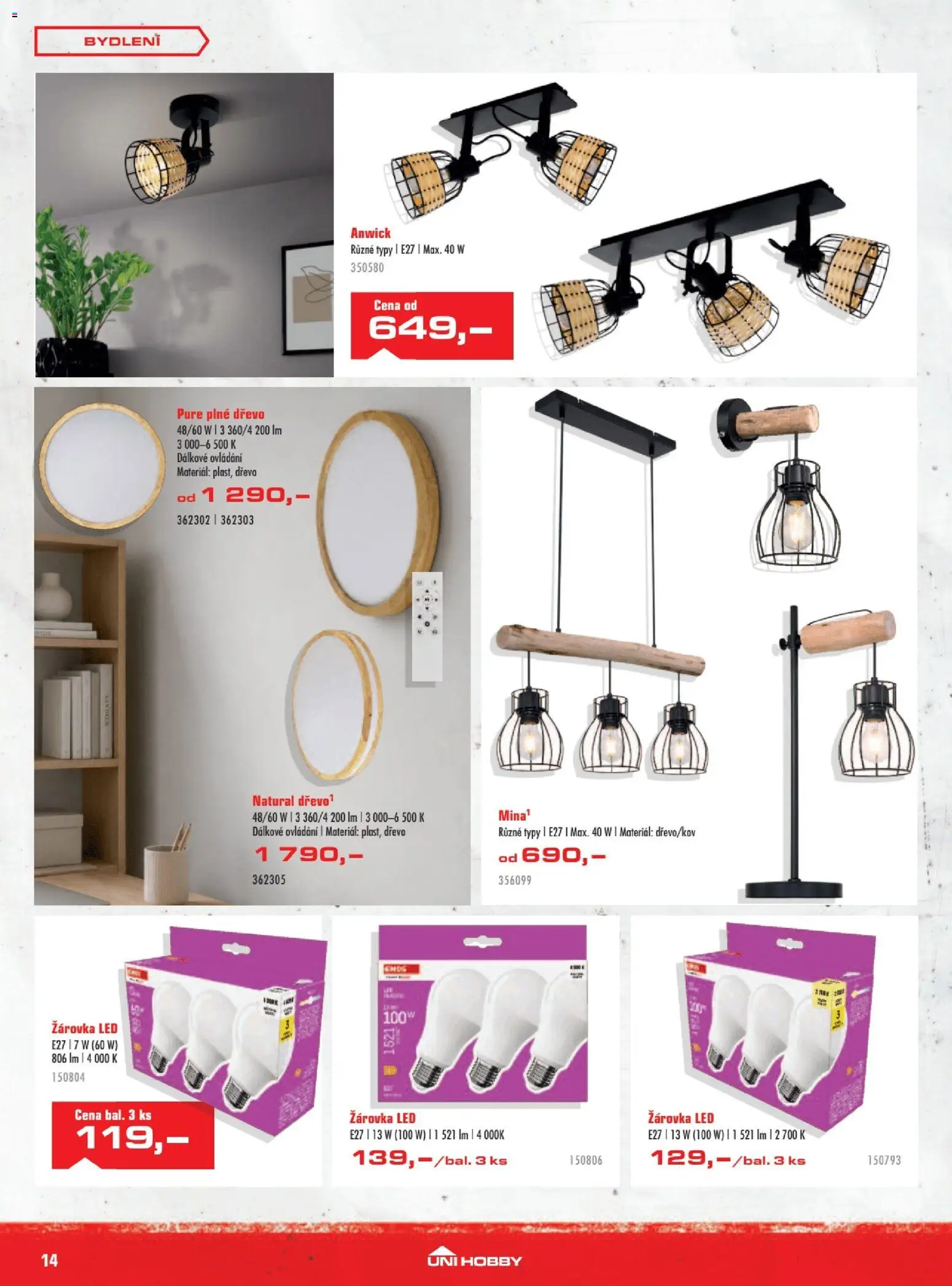 Uni Hobby leták od 29.10.2026 | Strana: 14 | Produkty: LED