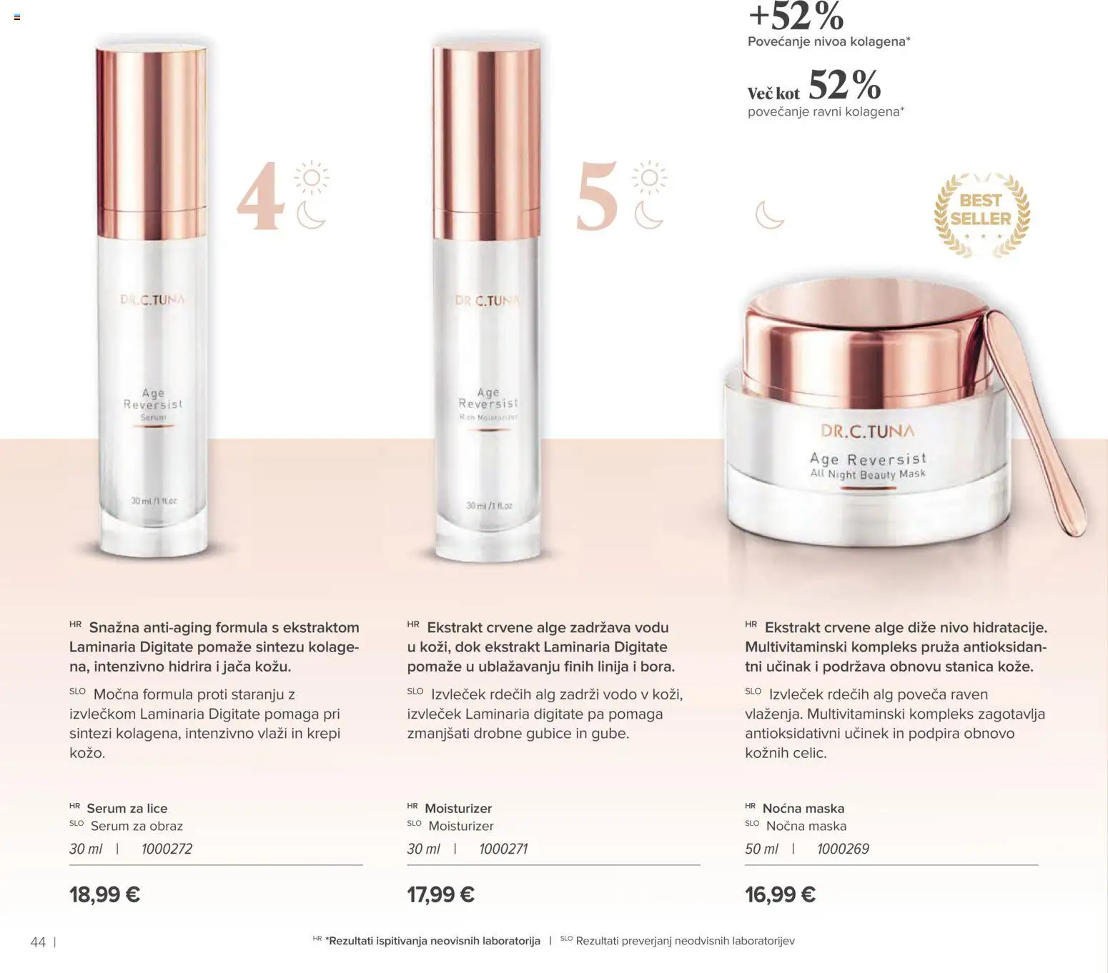 Farmasi katalog | vrijedi od 01.07.2026 | Stranica: 44 | Proizvodi: Serum za lice, Maska