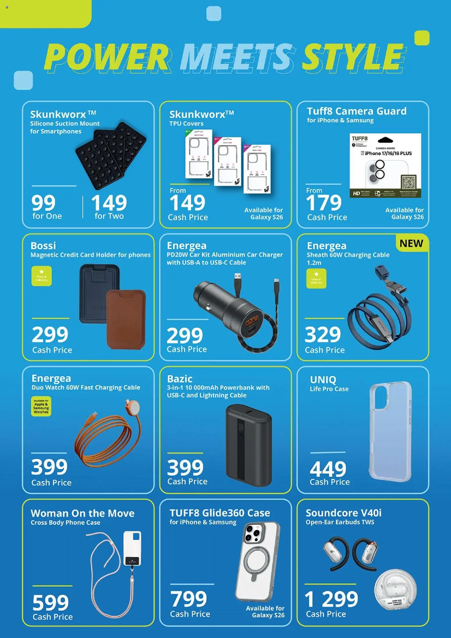 New Cellucity catalogue – valid from 09.06.2026 | Page: 24 | Products: Car charger, Powerbank, Case, Silicone