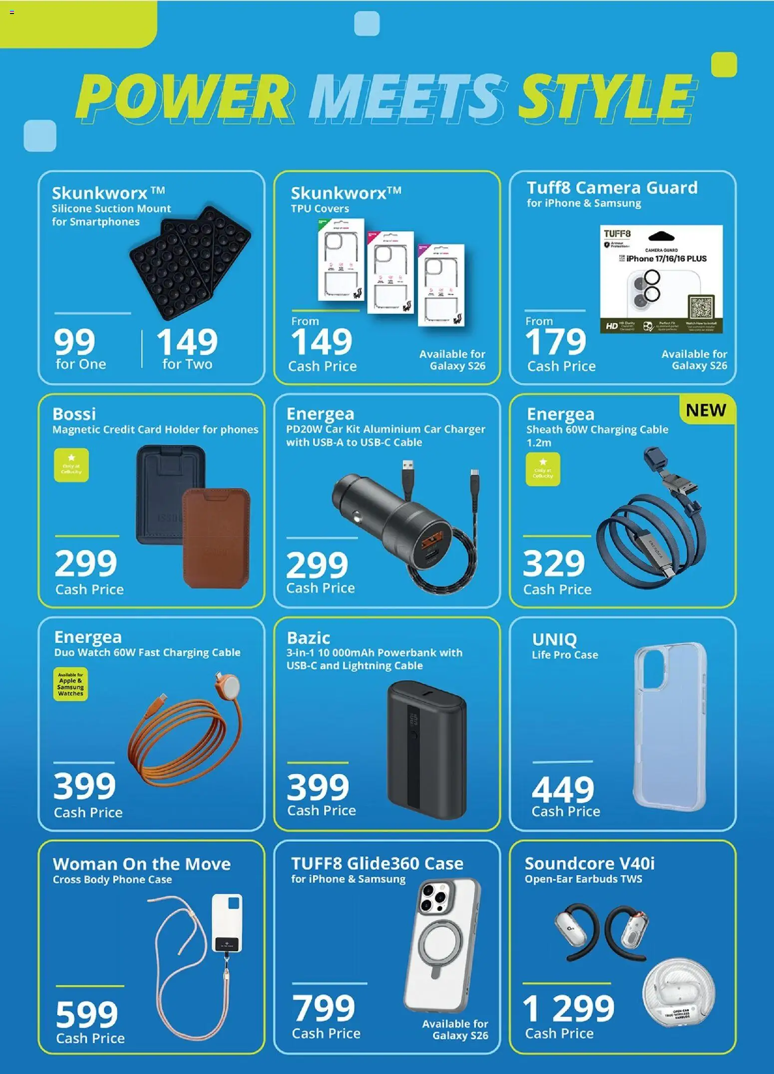 New Cellucity catalogue – valid from 09.06.2026 | Page: 24 | Products: Powerbank, Lightning cable, Watch, Silicone