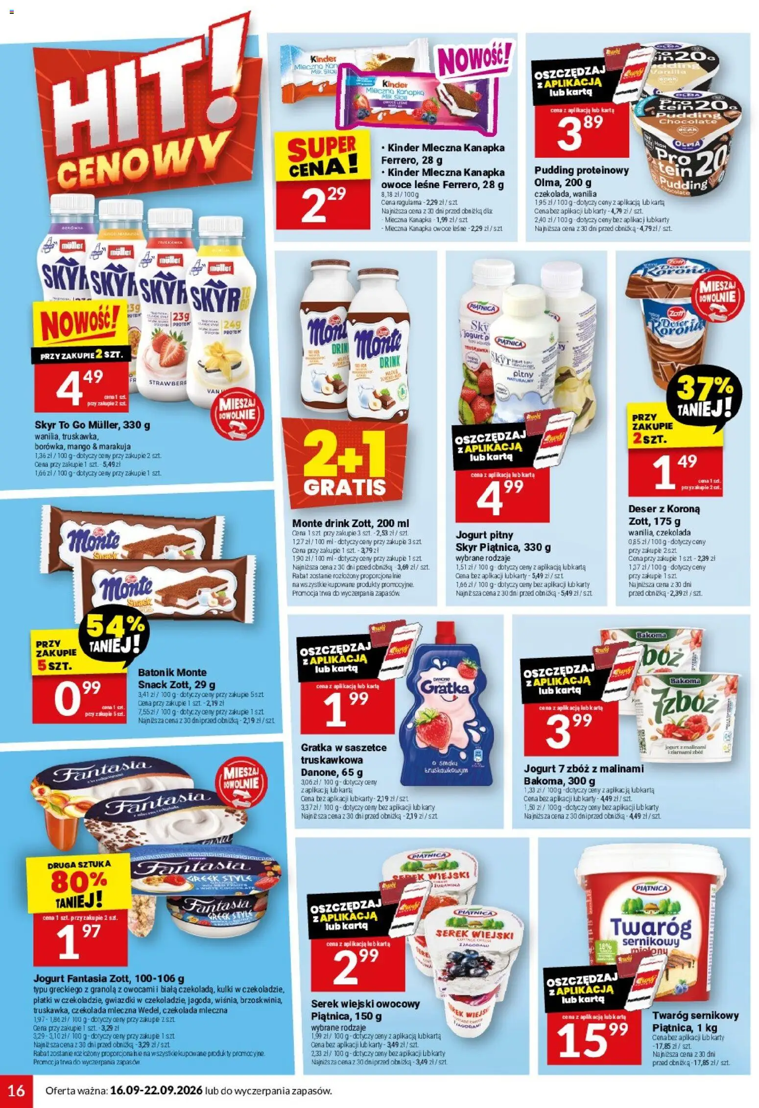 Twój Market gazetka od 16.09.2026 | Strona: 16 | Produkty: Marakuja, Róż, Czekolada, Twaróg