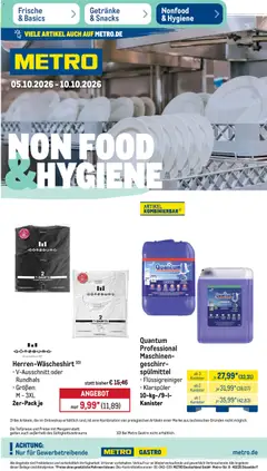 Metro NonFood-Angebote ab 05.10.2026 gültig