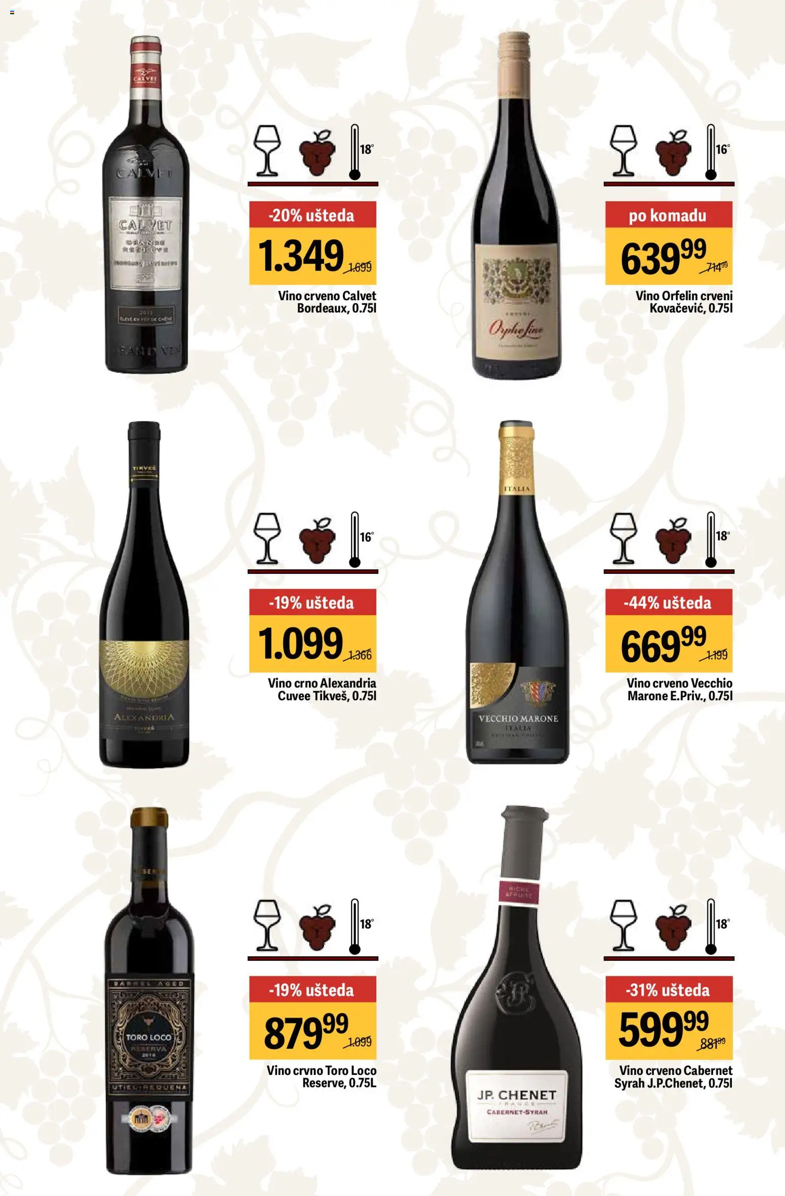 Mega Maxi katalog - važi od 02.04.2026 | Strana: 11 | Proizvode: Crveno vino, Vino