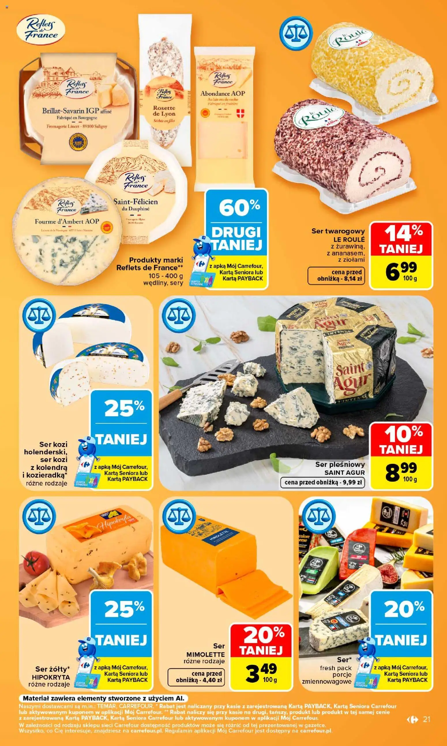 Carrefour gazetka od 21.09.2026 | Strona: 23 | Produkty: Kozieradka, Sery, Ser, Ser twarogowy