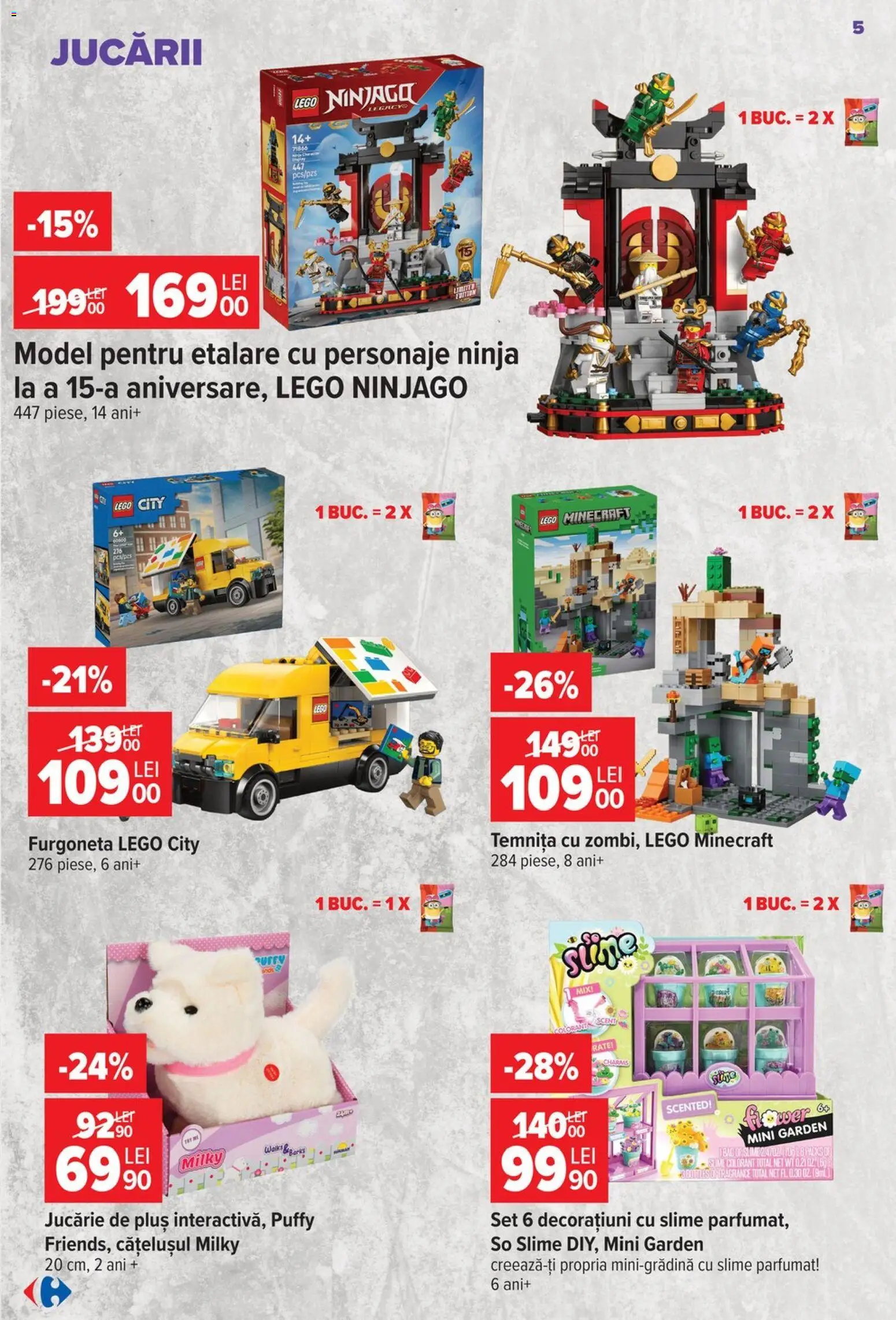 Noul catalog Carrefour – valabil de la 26.08.2026 | Pagină: 6 | Produse: LEGO, Plus