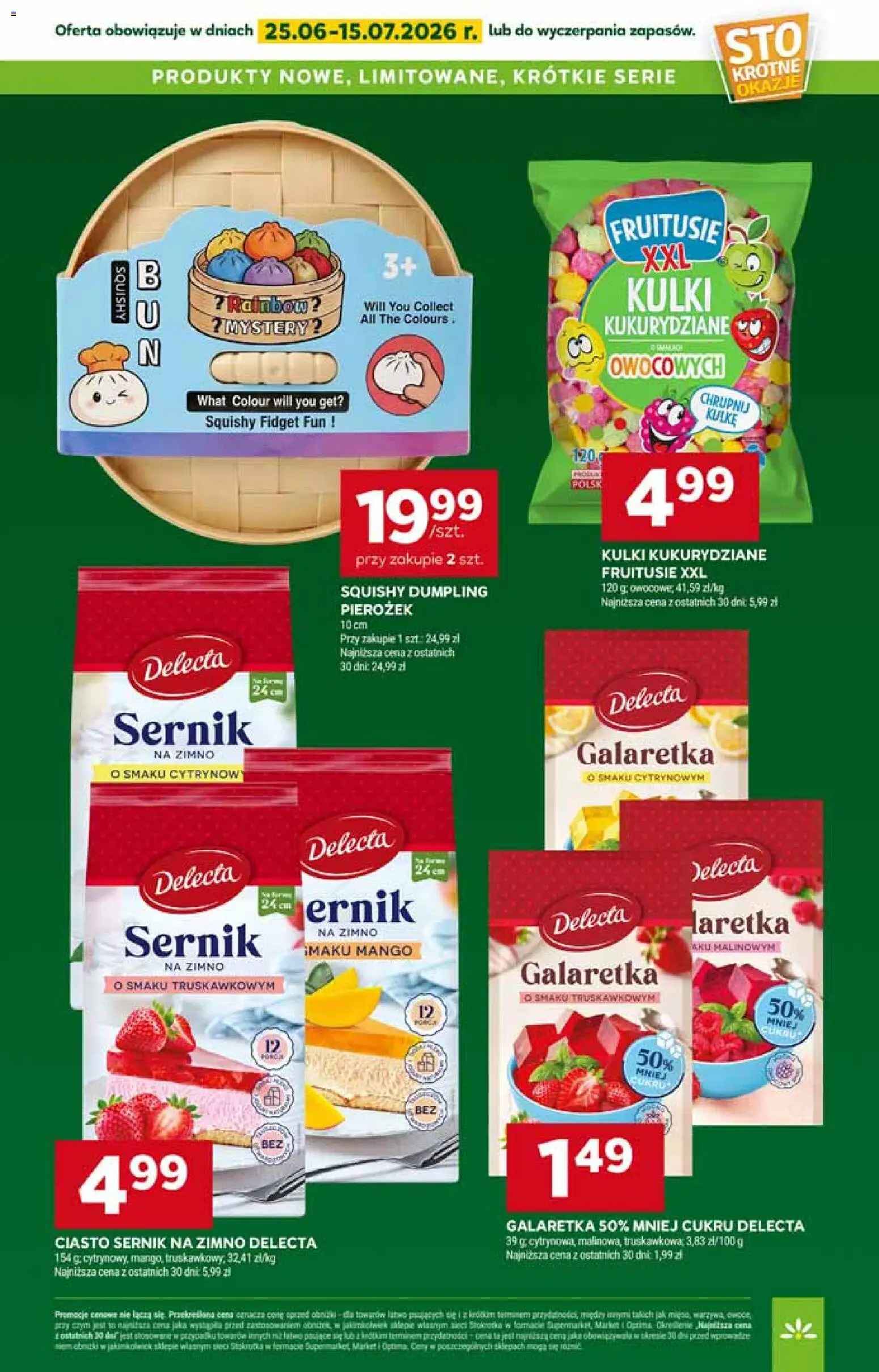 Stokrotka gazetka od 25.06.2026 | Strona: 37 | Produkty: Mango, Galaretka, Ciasto