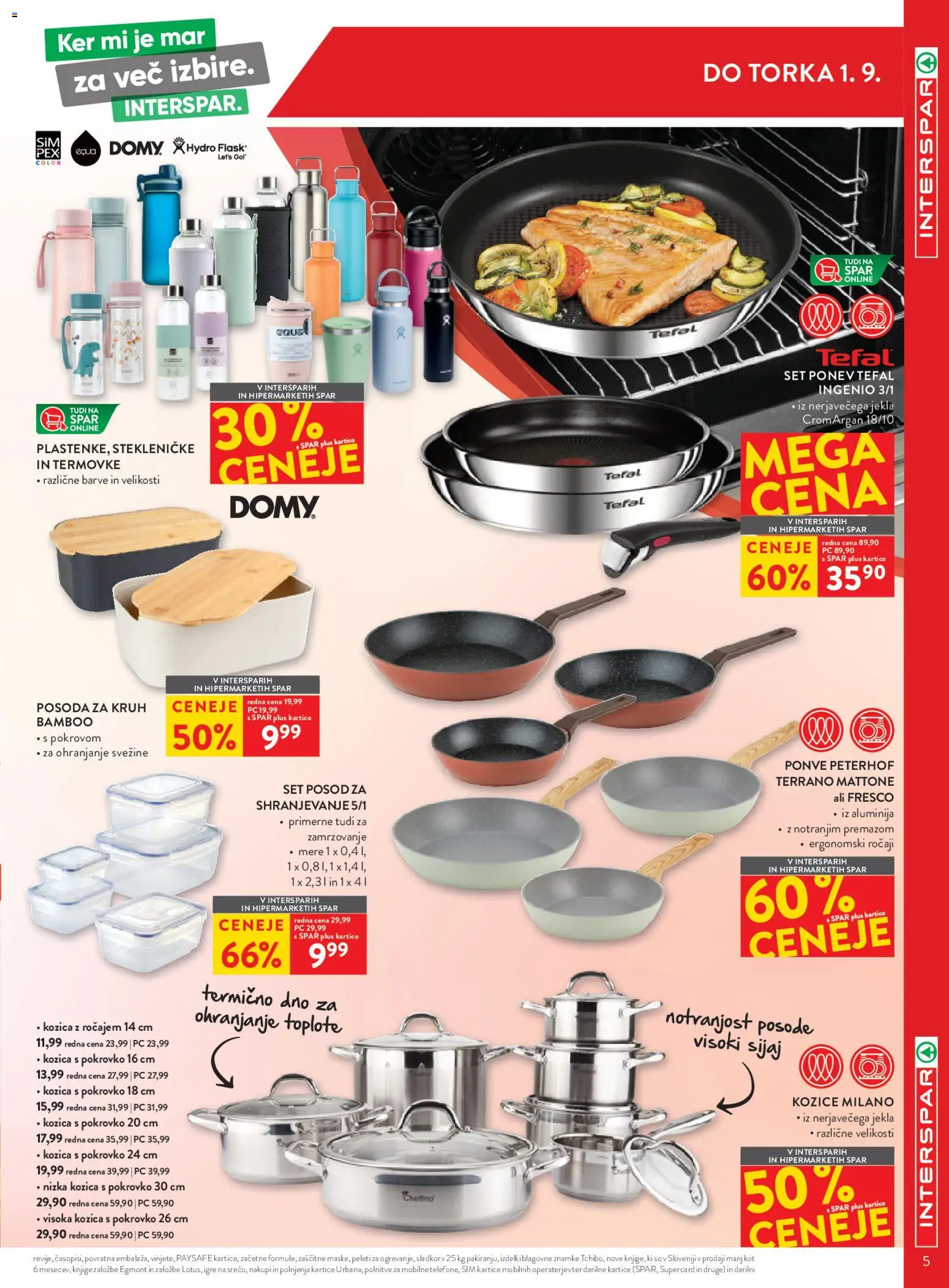 Novi Spar katalog ponudbe – veljaven od 19.08.2026 | Stran: 5 | Izdelki: Kozice, Kruh