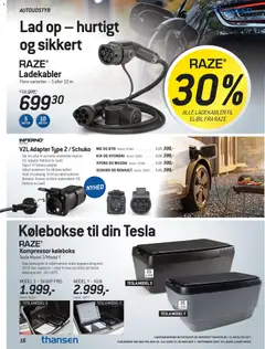 Thansen - Tilbudsavis gyldig fra 29/07/2026 | Side: 16 | Produkter: Batteri