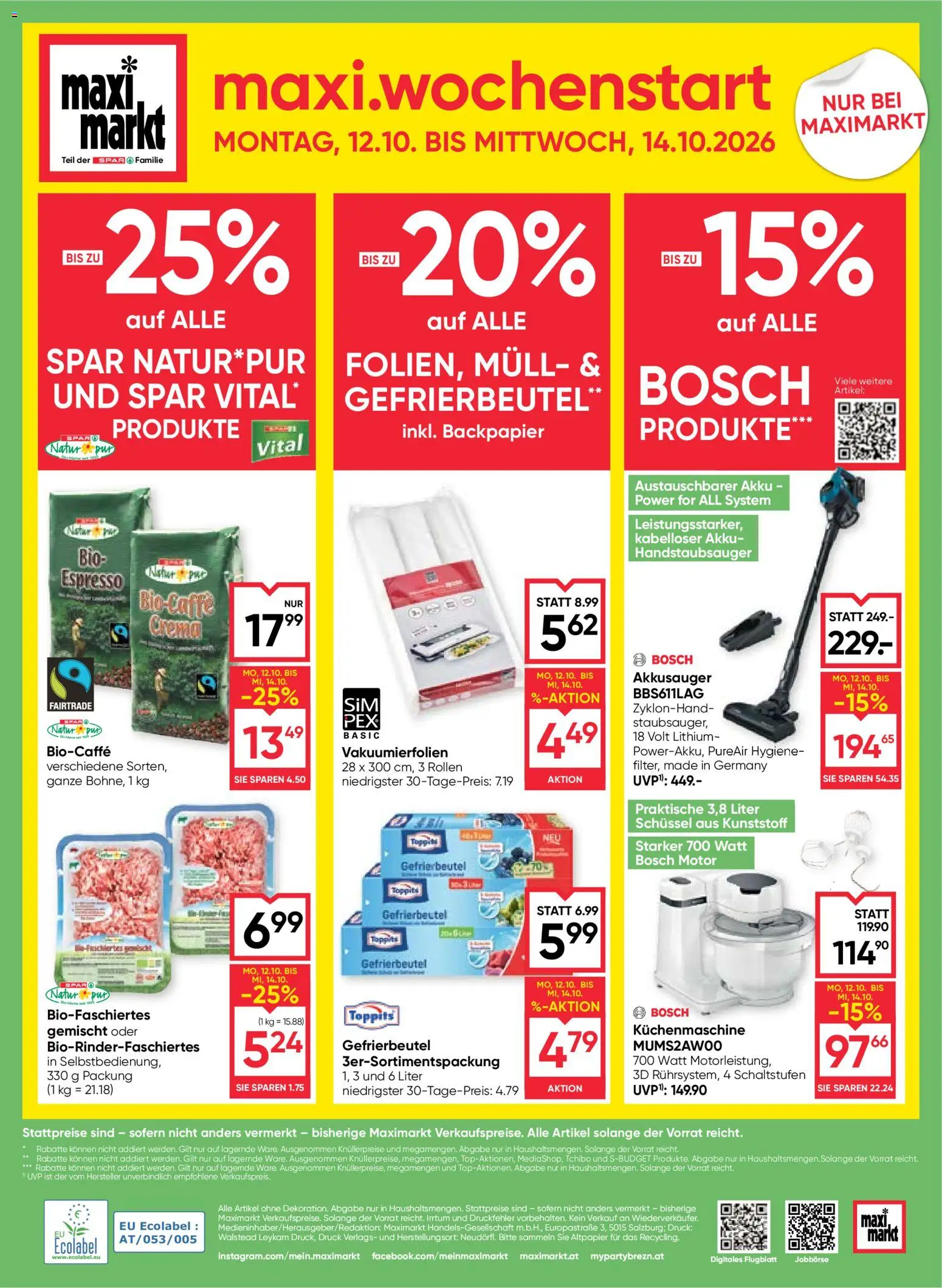 Maximarkt Flugblatt gültig ab 08.10.2026 | Seite: 32