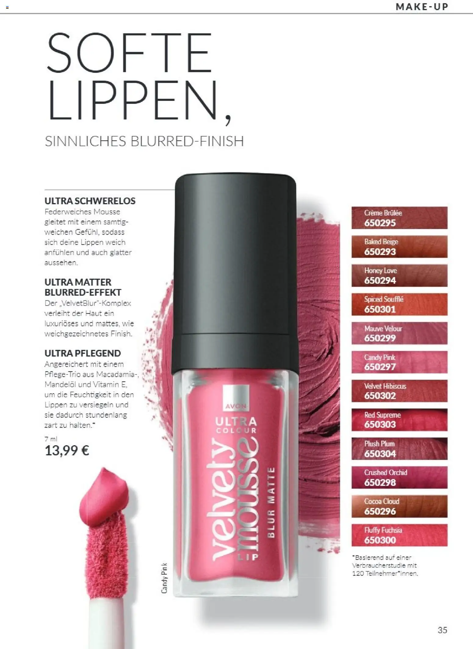 AVON Katalog Oktober 2026 – gültig ab 01.10.2026 | Seite: 35 | Produkte: Creme, Creme brulee