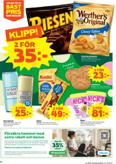 Stora Coop erbjudanden - Förhandsvisning av reklamblad från butik Stora Coop aktuell från 04.05.2026 | Sida: 10 | Produkter: Galler, Ring, Mjölk, Choklad