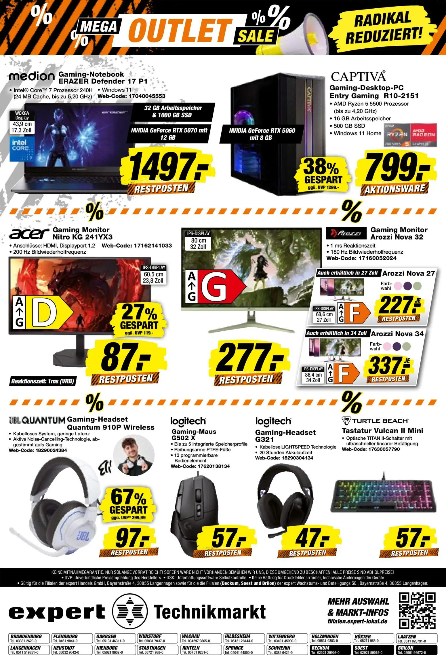 Expert Prospekt – gültig ab 21.08.2026 | Seite: 16 | Produkte: Monitor, Tastatur