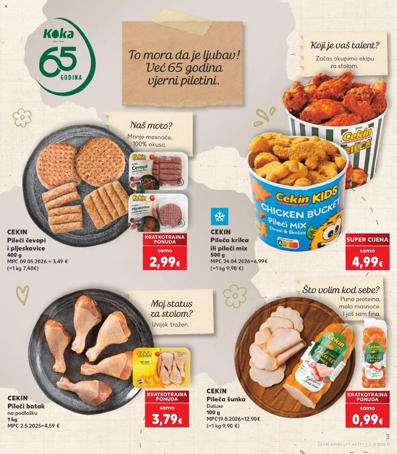 Kaufland HR akciós ujság - amely érvényes a következő dátumtól: 2026.09.30. | Oldal: 3