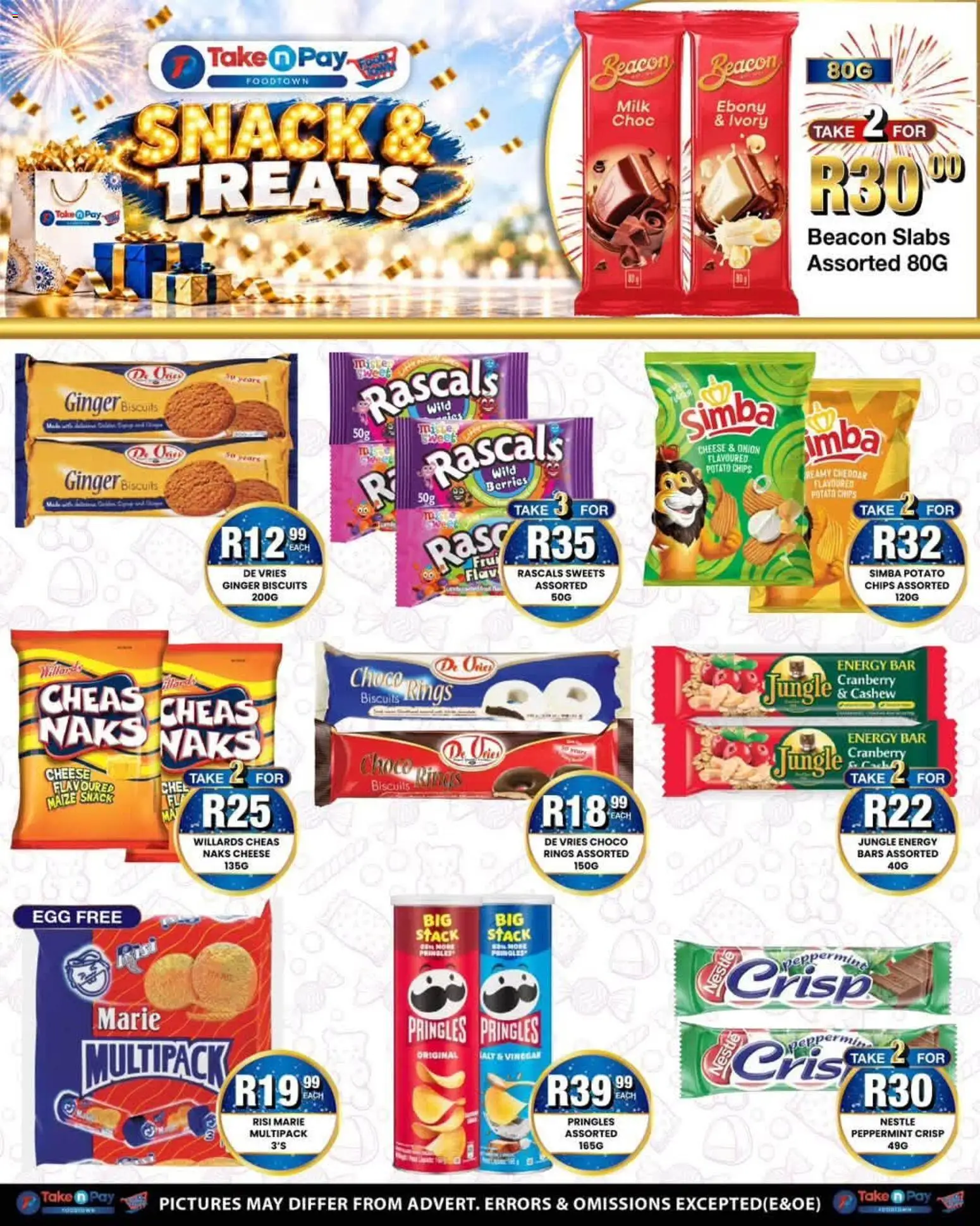 New Take n Pay catalogue – valid from 26/10/2026 | Page: 14 | Products: Sweets, Cheese, Biscuits, Vinegar
