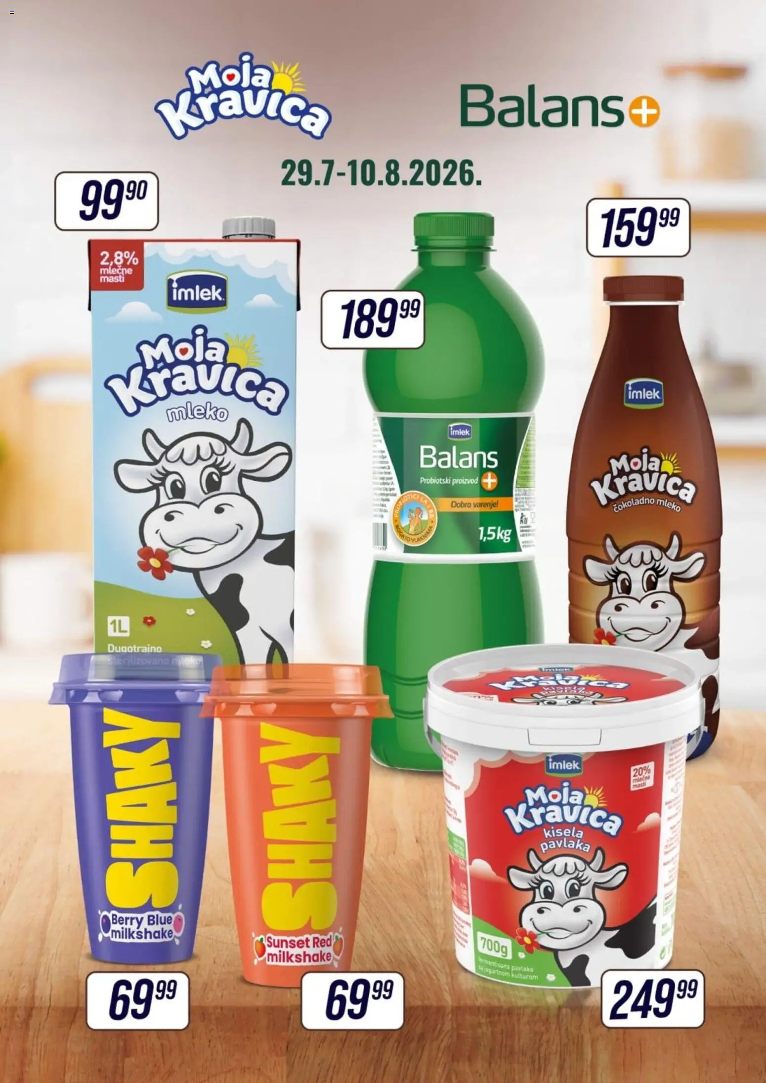 Tekijanka katalog - važi od 29.07.2026 | Strana: 1 | Proizvode: Kisela pavlaka, Čokoladno mleko, Mleko, Pavlaka