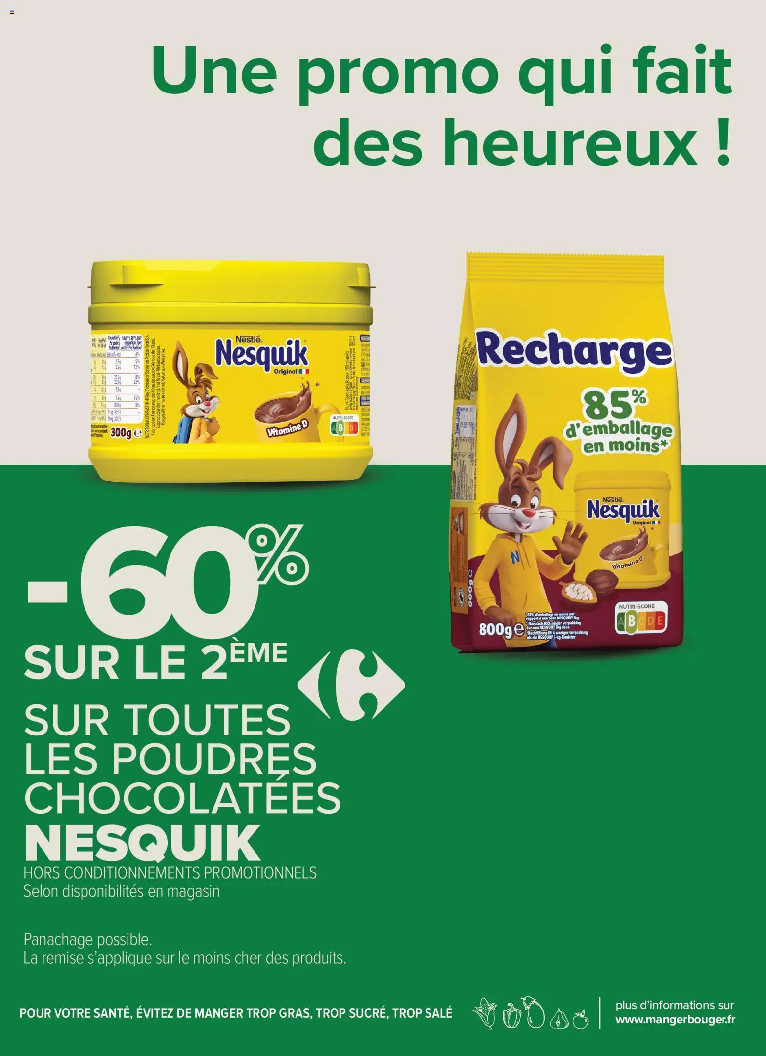 {H1} | Page: 7 | Produits: Nesquik, Cacao