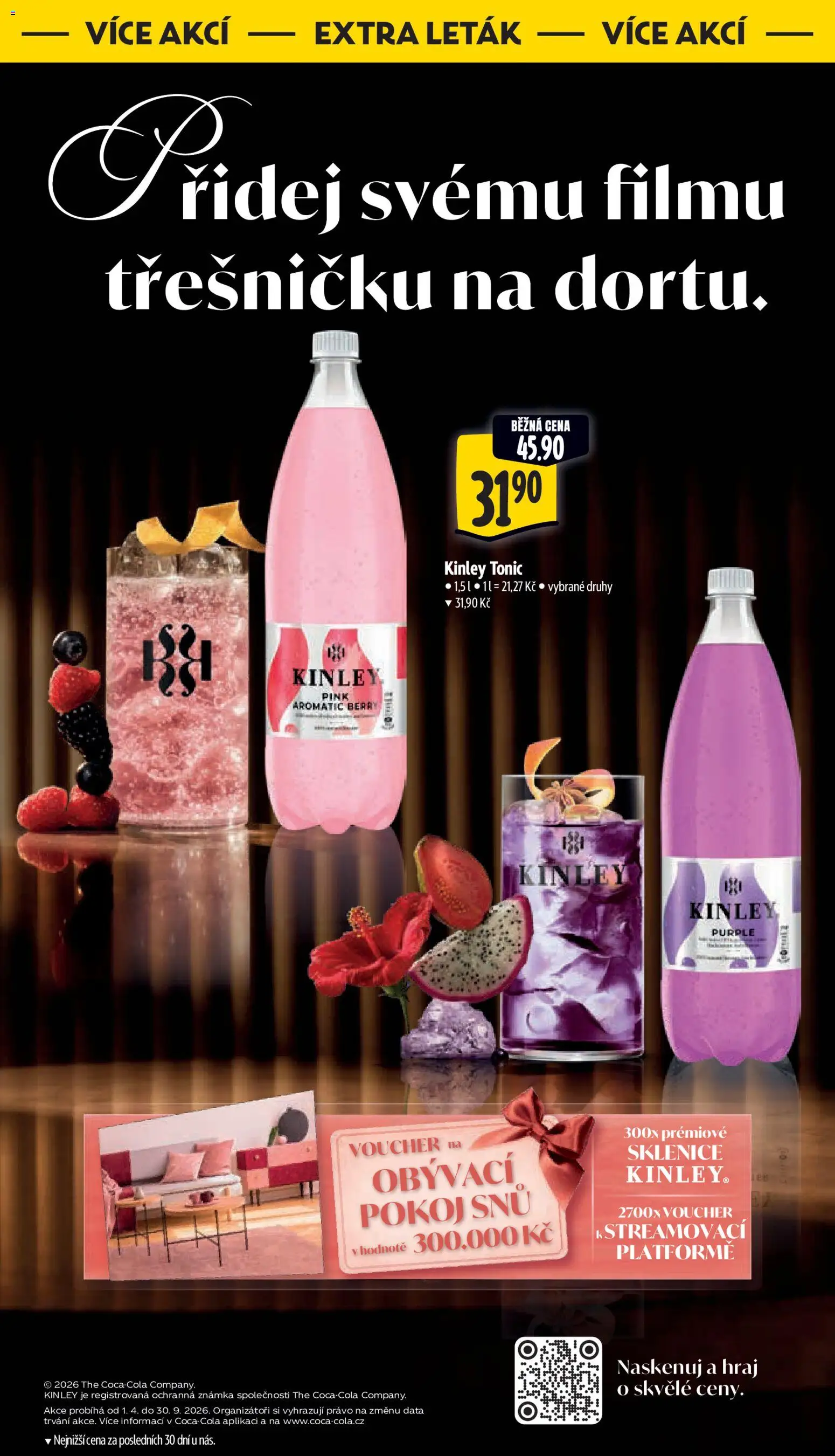 Albert leták - Hypermarket od 15.07.2026 | Strana: 48 | Produkty: Tonic Water, Tonic Kinley, Kinley Tonic, Sklenice