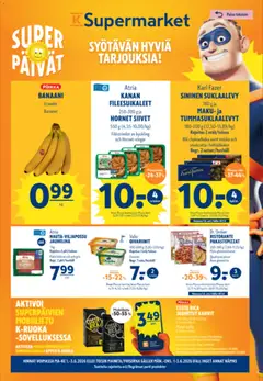 K-Supermarket-mainoslehti voimassa 01.06.2026 alkaen