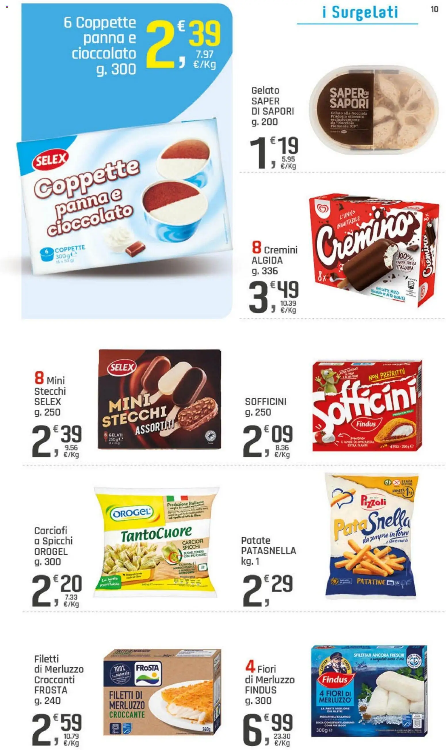 Volantino DOK del 09/07/2026 | Pagina: 10 | Prodotti: Cioccolato, Merluzzo, Mozzarella, Latte