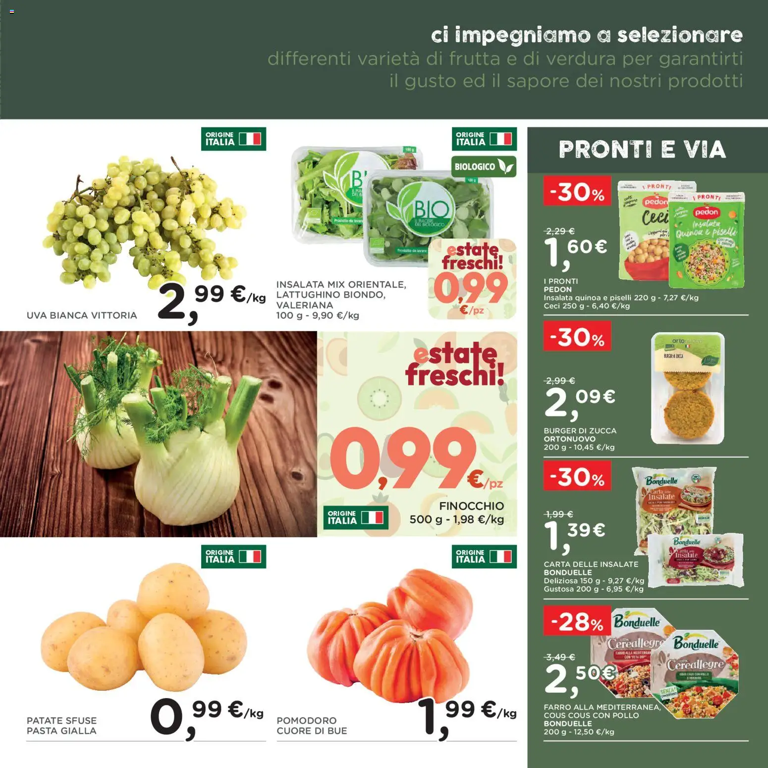 Volantino Poli del 19/08/2026 | Pagina: 3 | Prodotti: Patate, Frutta, Pomodoro, Piselli