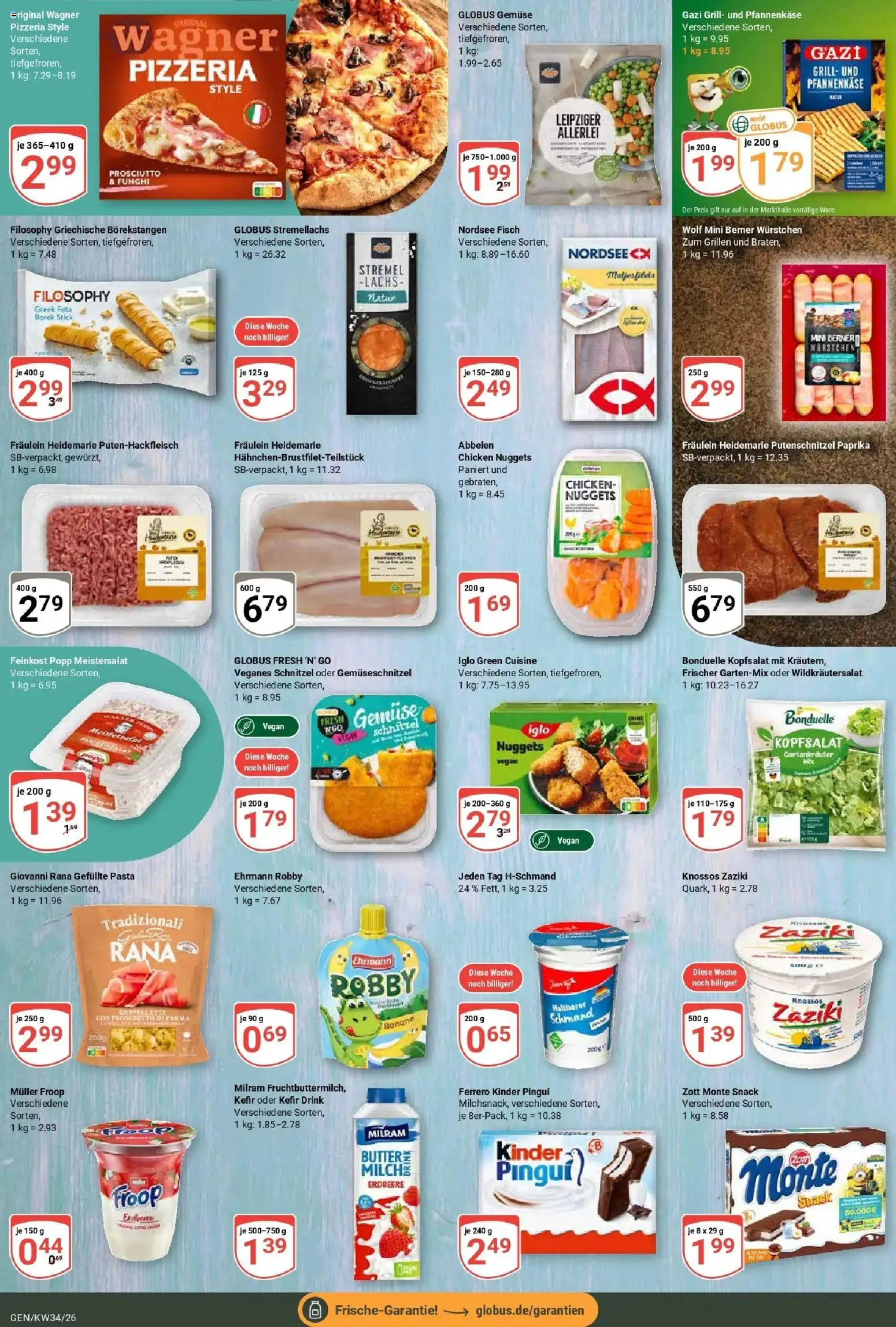 Globus Prospekt Gensingen (ab 17.08.2026) » Angebote online | Seite: 11 | Produkte: Froop, Butter, Iglo, Paprika