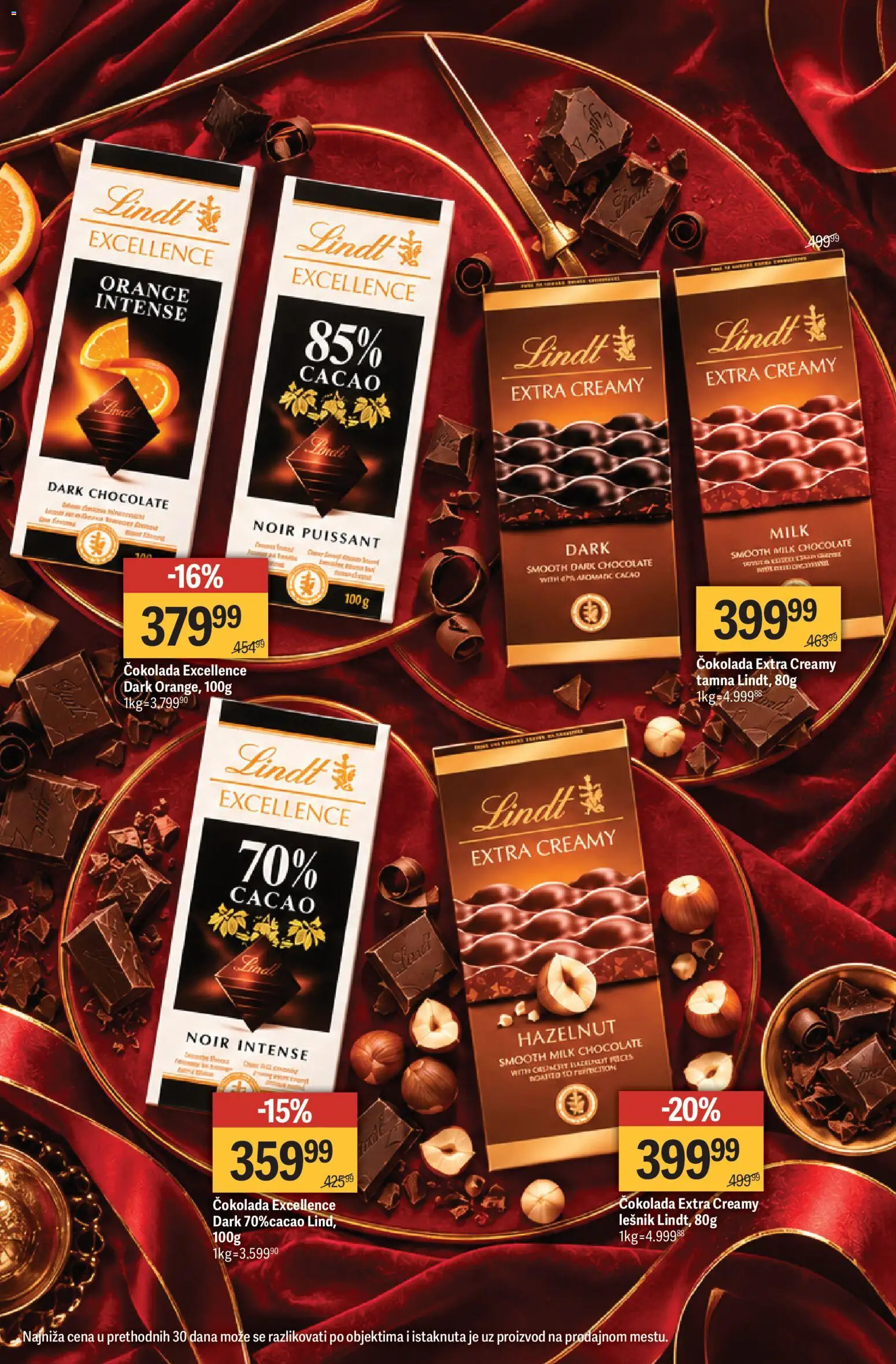 Maxi katalog - važi od 08.10.2026 | Strana: 16 | Proizvode: Lindt, Lešnik, Čokolada