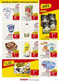 Konzum Katalog - Pregled kataloga iz trgovine Konzum, vrijedi od 01.07.2026 | Stranica: 21