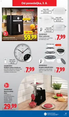 Lidl katalog akcije – veljaven od 30.07.2026 | Stran: 53 | Izdelki: Ura, Stenska ura, Aparat za mletje