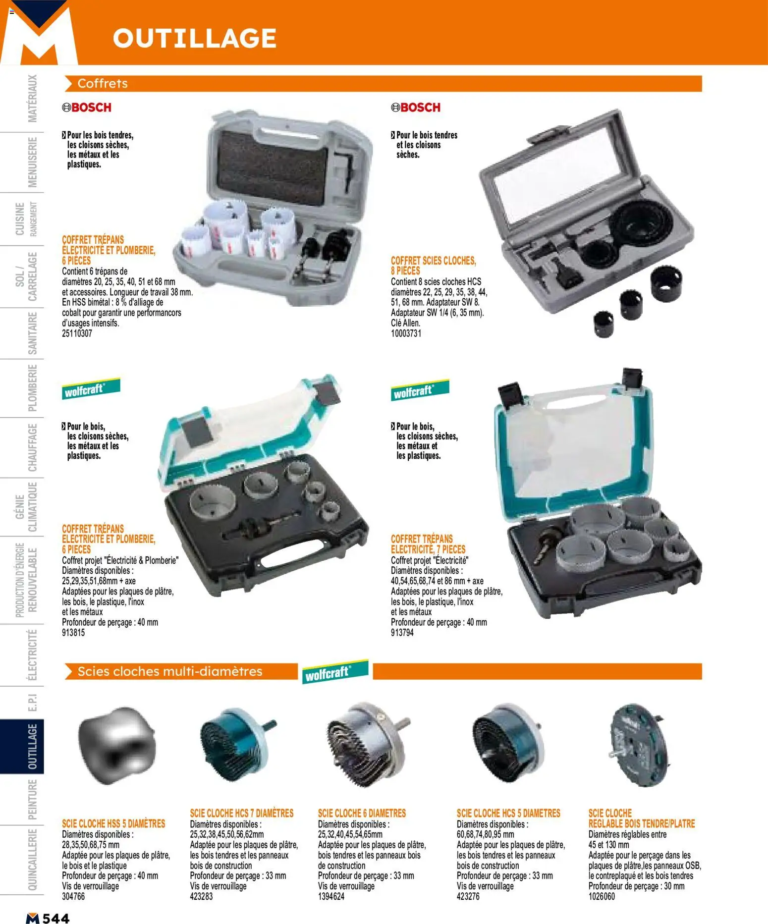 {H1} | Page: 544 | Produits: Adaptateur, Clé, Cloche