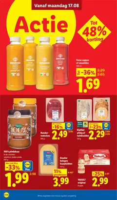 Belegen plakken Goudse kaas 48+, Belegen plakken Goudse kaas 48+ 500 g - Voorbeeld van een folder van Lidl, geldig van 17-08-2026 | Pagina: 10