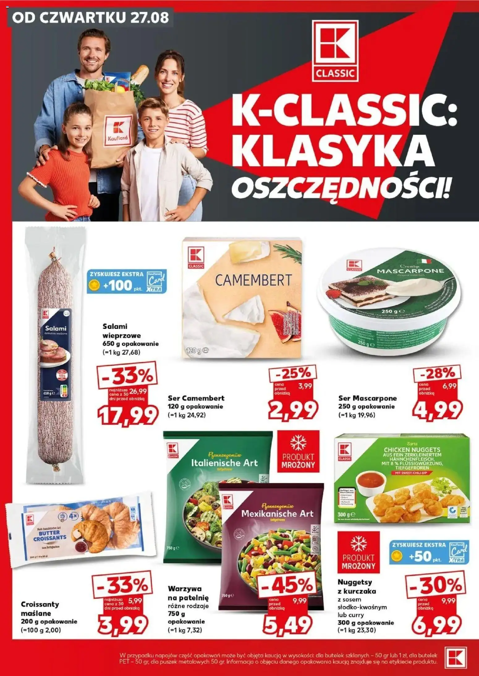 Kaufland gazetka - Super Weekend od 29.08.2026 - od jutra PDF | Strona: 20 | Produkty: Ser camembert, Camembert, Ser, Salami
