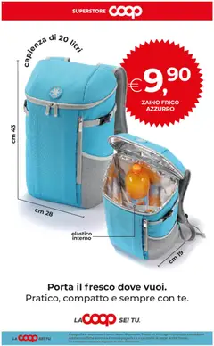 Anteprima del volantino COOP volantino Superstore Sicilia valido a partire dal 18.06.2026 | Pagina: 45 | Prodotti: Zaino