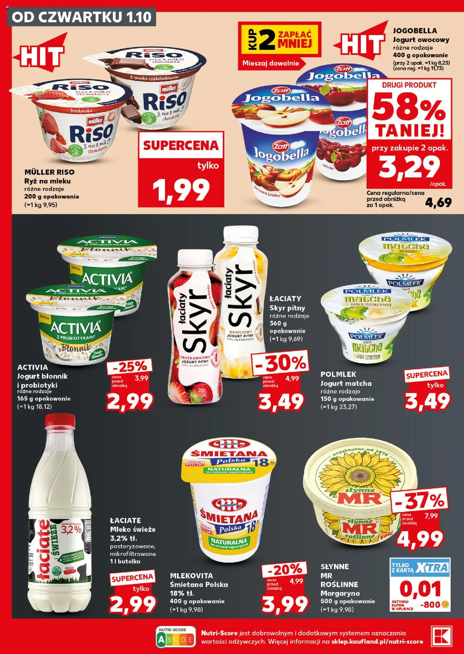 Kaufland Polsko leták - Mocny start od 05.10.2026 | Strana: 20 | Produkty: Mango, Mléko, Skyr, Jogobella