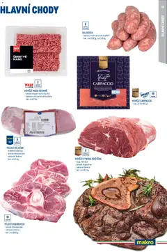 Náhled letáku Makro leták - Itálie od 15.05.2026 | Strana: 39 | Produkty: Hovězí carpaccio, Salsiccia, Maso, Váleček