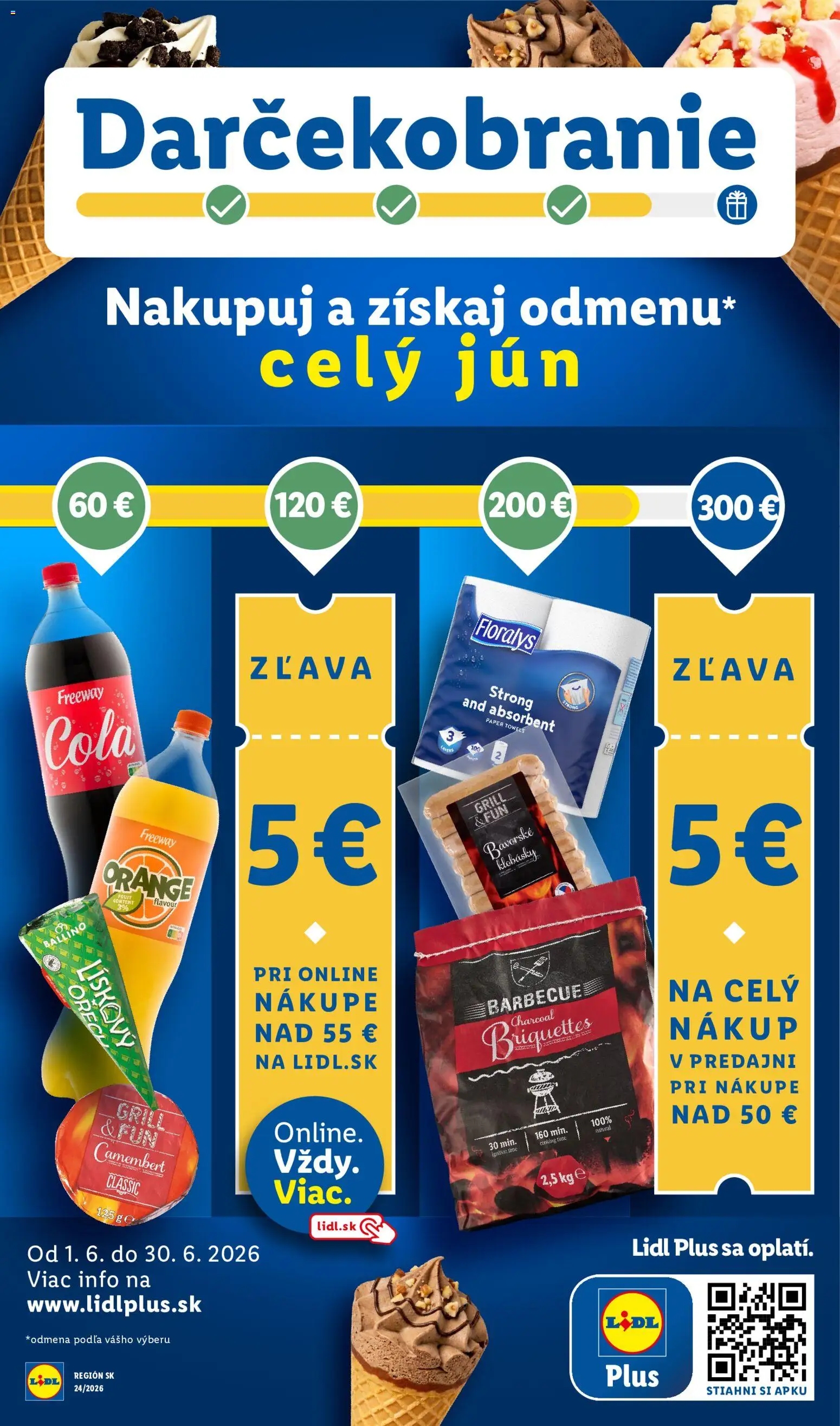 Nové Lidl akcie – leták je platný od 01.06.2026 | Strana: 9 | Produkty: Gril, Cola