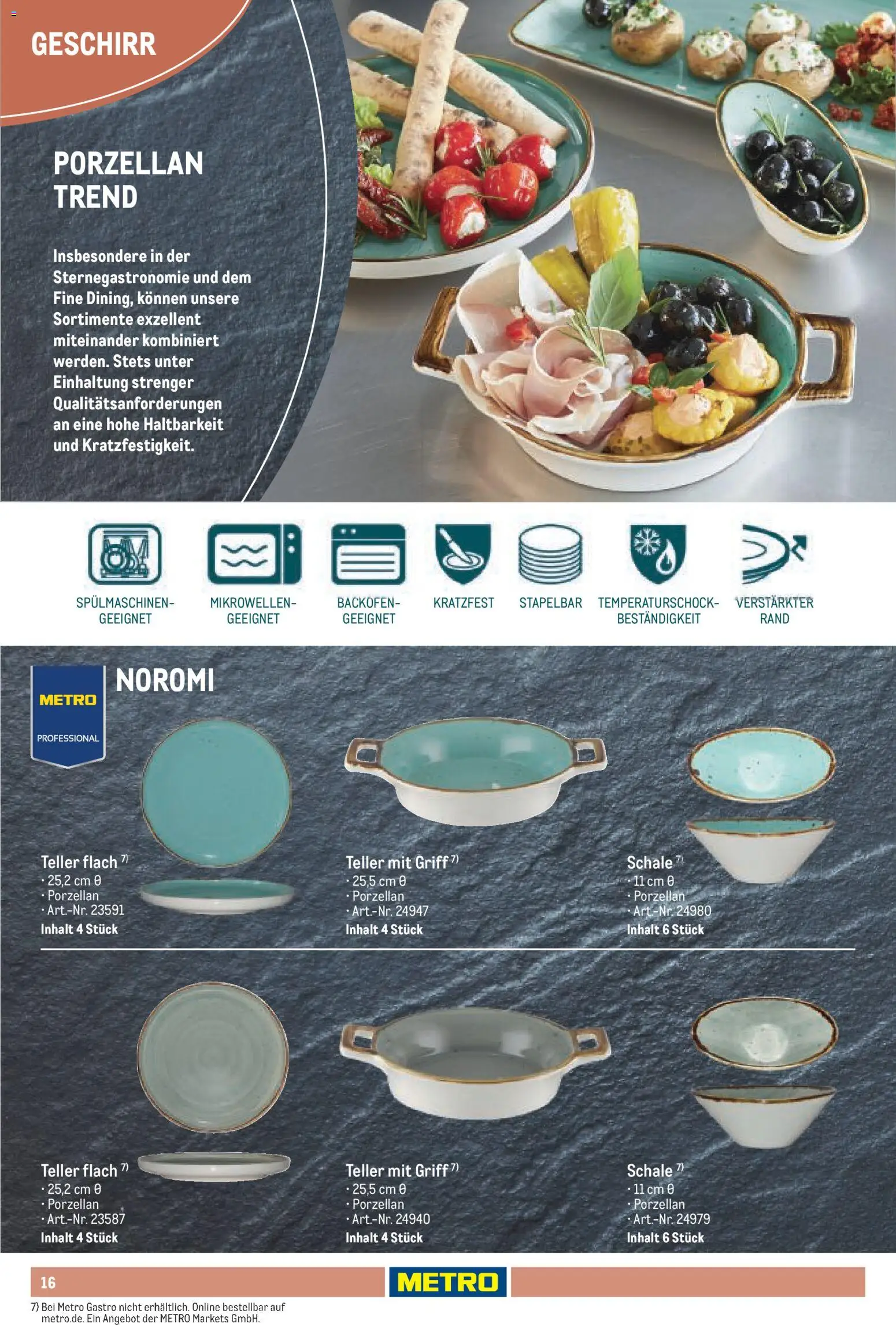 Metro Non Food Sortiment – gültig ab 15.06.2026 | Seite: 16 | Produkte: Backofen