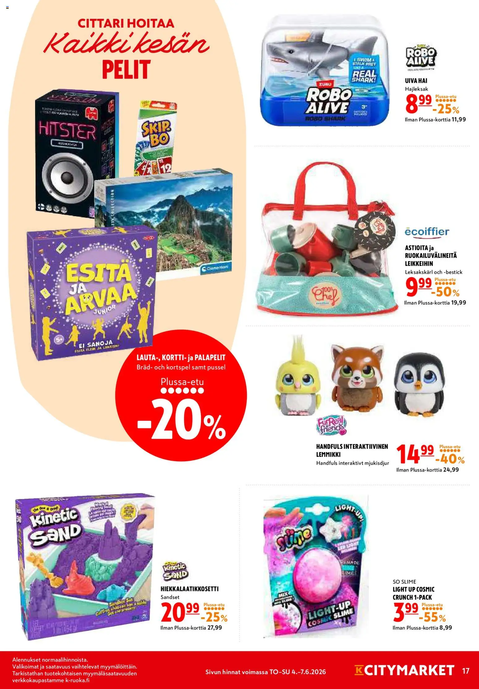 K-Citymarket tarjoukset – voimassa 04.06.2026 alkaen | Sivu: 17