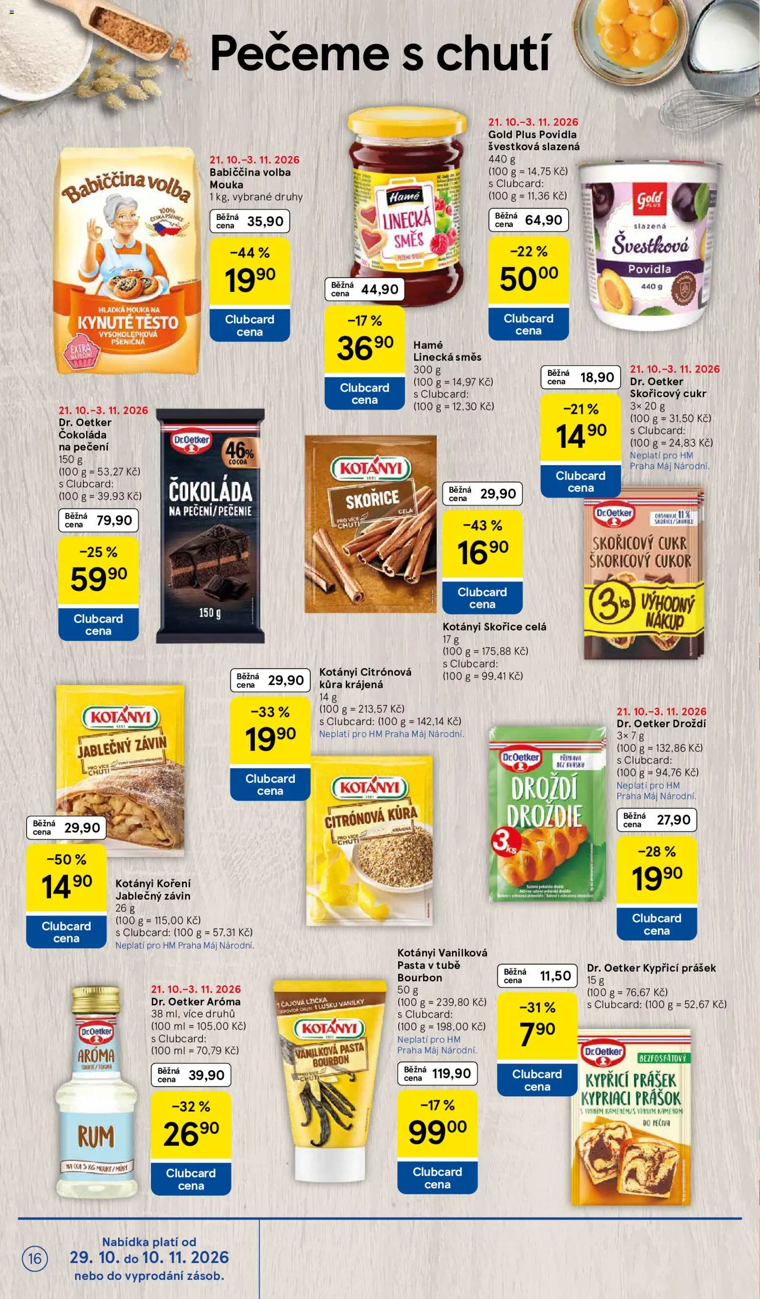 Tesco leták - Hypermarket od 29.10.2026 | Strana: 16