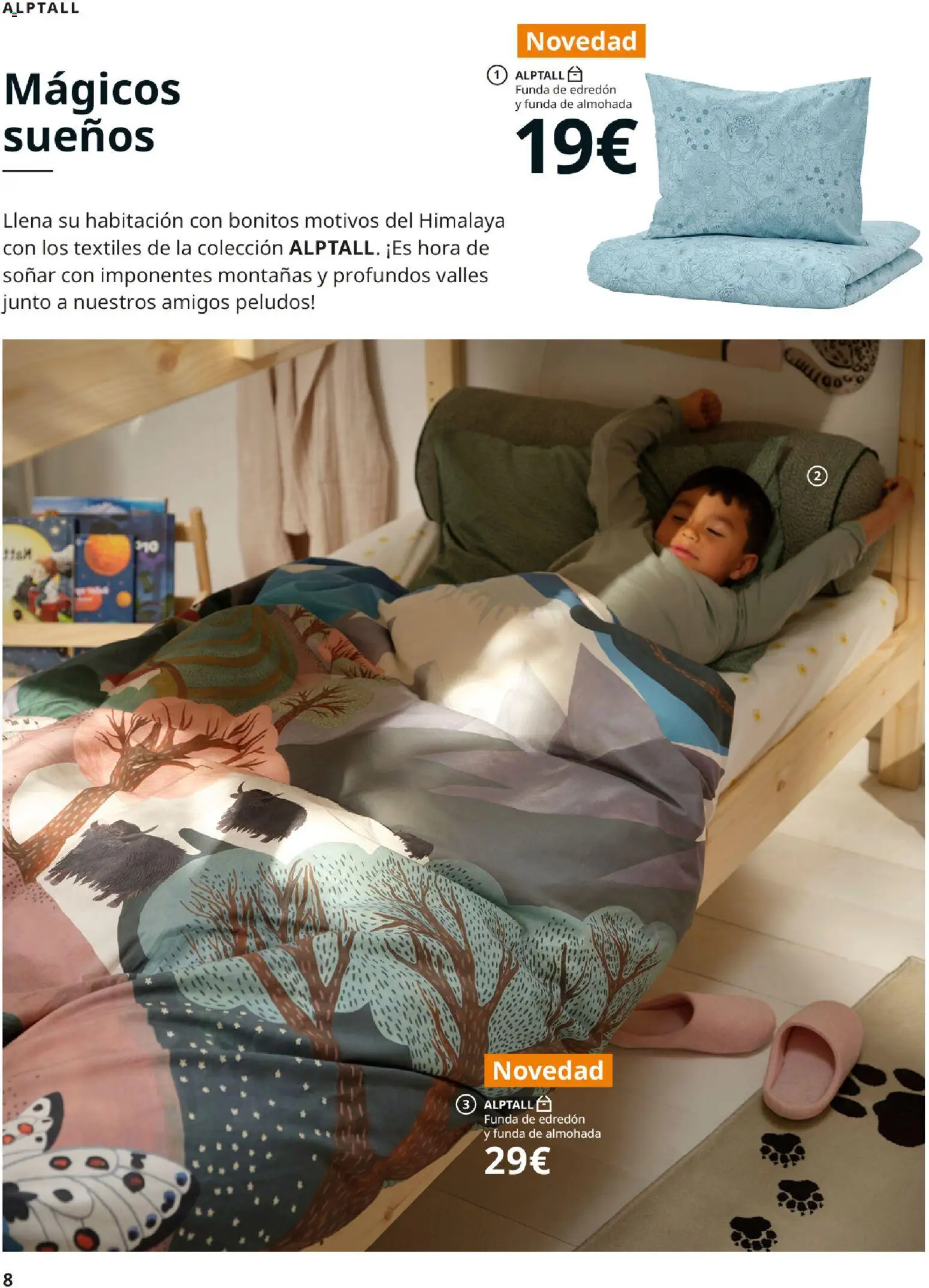 IKEA - Colección Alptall │ válido desde el 06/10/2026 | Página: 8 | Productos: Edredón, Funda, Almohada