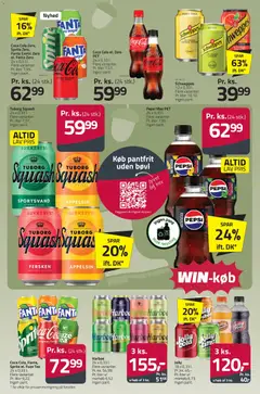 Fleggaard - Tilbudsavis gyldig fra 02/09/2026 | Side: 24 | Produkter: Coca Cola, Squash, Pepsi, Tuborg Squash